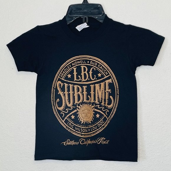 New "Sublime With Gold Seal" Youth Silkscreen Band T-Shirt. Available In XS–XL - Picture 1 of 2
